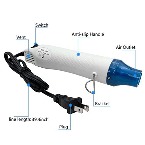Snapklik Heat Gun Mini Hot Air Gun For Diy Crafts Portable Heat Air Gun Tool For