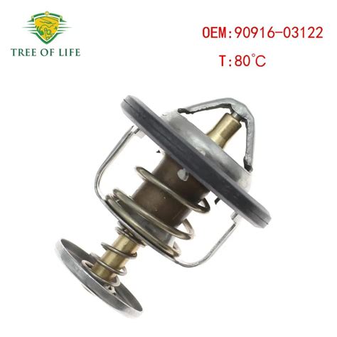 90916 03122 90048 33088 Engine Thermostat 80c For Daihatsu Copen Sirion