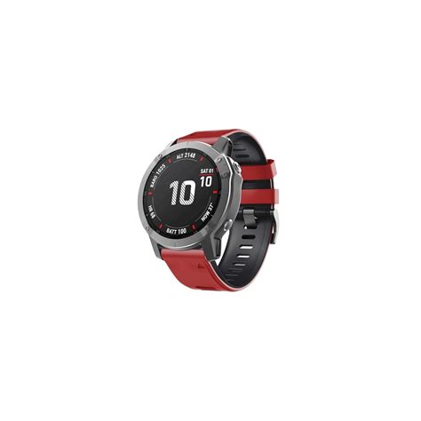 Twin Sport armbånd Garmin Fenix 6X Rød svart Elkjøp