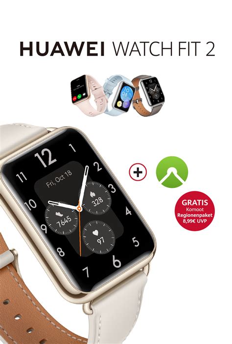 HUAWEI Watch Fit 2 Komoot Bundle