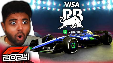 Visa Cash App Rb F Car Launch Rb Livery Reveal F Car