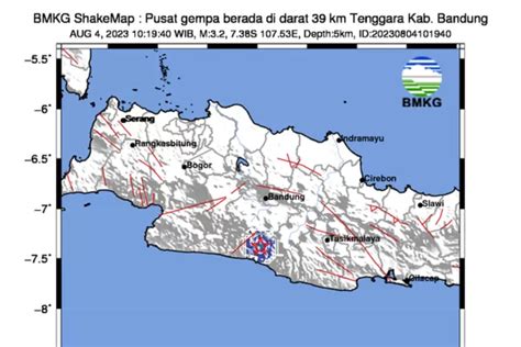 Harap Tenang Penyebab Gempa Bandung Akibat Sesar Lokal Guncangan