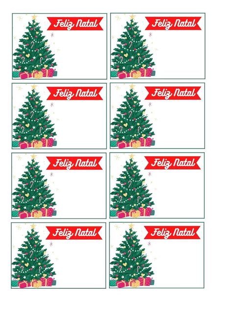 Etiquetas Natal Para Imprimir - Etiquetas De Natal Para Imprimir