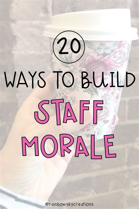 21 Ways To Support Staff Morale Teacher Wellbeing Artofit