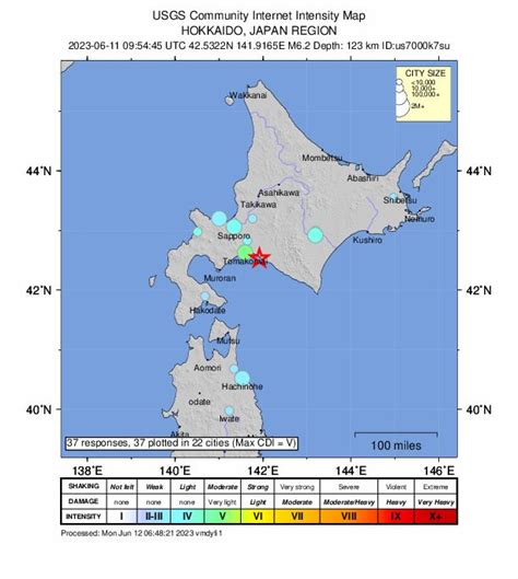 Scossa Di Terremoto Con Magnitudo Richter 6 2 Colpisce Il Nord Del Giappone