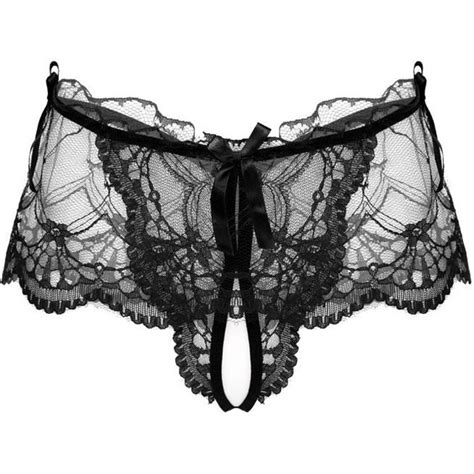 Iefiel String Dentelle Homme Sexy Sous V Tements Sissy Lingerie De Nuit