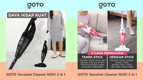 Review Goto Noxi Vacuum Cleaner Desain In Basmi Debu Secara Modern