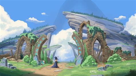 artstation magic ruins