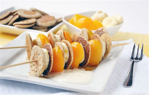 Buckwheat Blini Breakfast Kebabs Including Cake