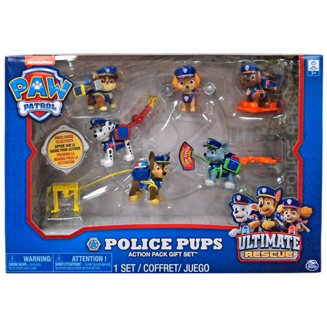 Paw Patrol Ultimate Rescue Police Pups Figure 6 Pack