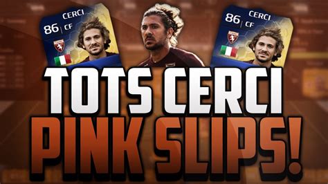 Fifa Ultimate Team Tots Cerci Pinkslips Vs Otemplezzfifa Youtube