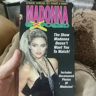 Madonna Exposed VHS Video Documentary Sex Scandal Uncensored Goodtimes