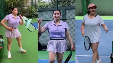 Nagita Hot Banget Nagita Slavina Banjir Pujian Saat Main Tenis