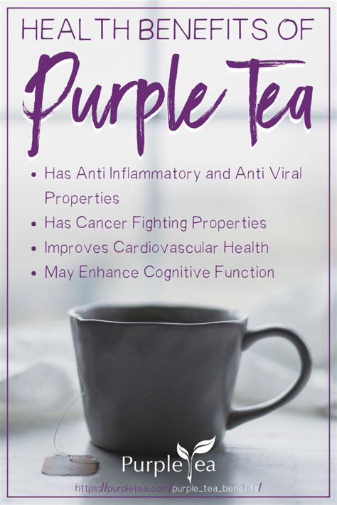 12 Health Benefits Of Purple Tea INFOGRAPHIC Purple Tea Blog Tea