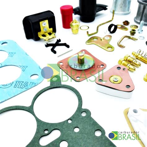 Kit De Reparos Completo Para Carburador Solex H 34 SEIE Opala Caravan E