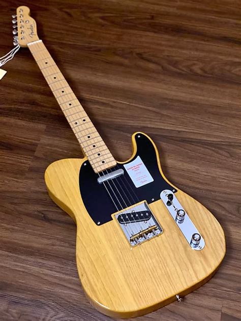 Fender Japan Hybrid 50s Telecaster Vintage Natural Reverb