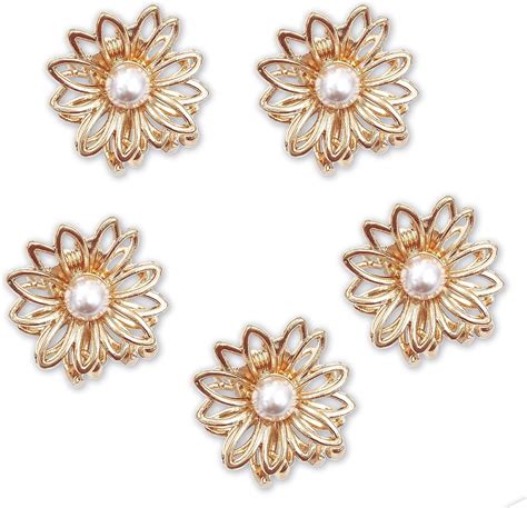 Petites Pinces Cheveux En M Tal Dor Style Fleur Marguerite Pour