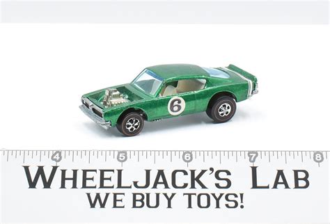 King Kuda Green Redline Hot Wheels Mattel Vintage Redline Rl Wheeljack S Lab