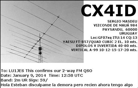 LU1JES - ESTEBAN: MIS DIPLOMAS Y eQSL 