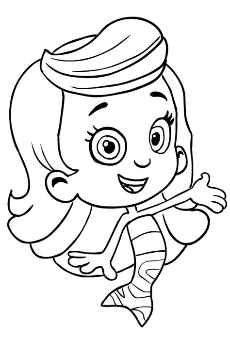 Dibujos De Molly De Los Bubble Guppies Para Colorear