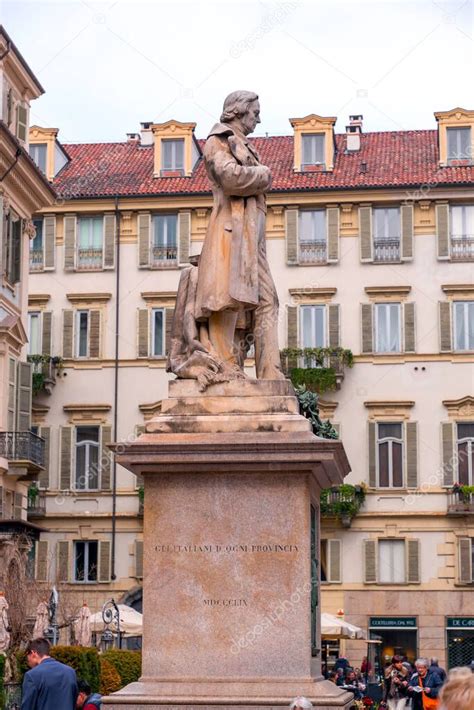 Turin Italy March Piazza Carlo Alberto Is One Of The