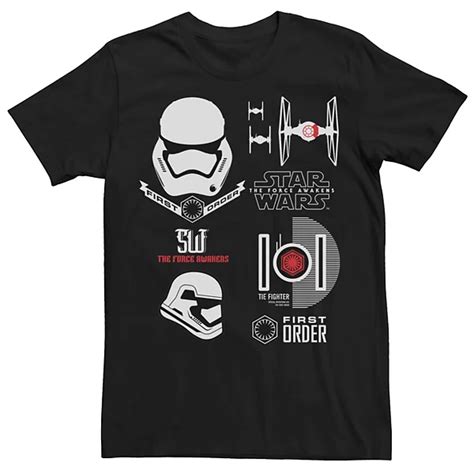 Mens Star Wars Force Awakens First Order Trooper Tee