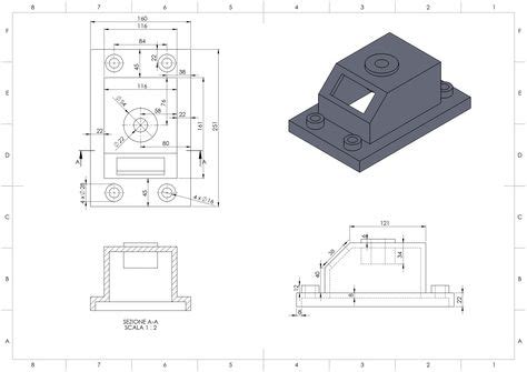 Solidworks Esercizio Pratica Disegno Meccanico Nel Disegni D