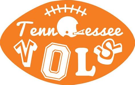 Digital File Tennessee Collegiate Football With Svg Dxf Png