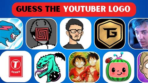 Guess The Youtubers Logo Can You Guess The Youtubers Youtube