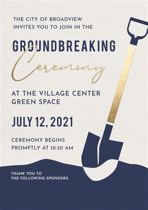 Groundbreaking Ceremony Invitation Wording Infoupdate Wallpaper Images