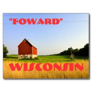 Wisconsin State Motto Postcard | Beautiful places to live, Wisconsin ...