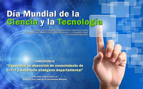 Conferencia Para Celebrar DÍa Mundial De La Ciencia Y La TecnolÓgia