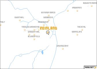 Reinland (Belize) map - nona.net