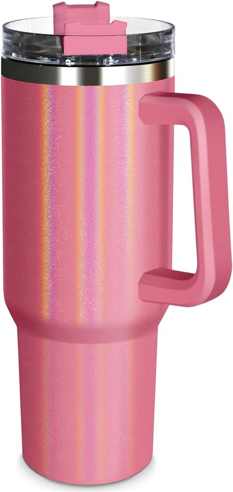 Amazon Equoza Solid Color 40oz Stainless Steel Travel Mug Tumbler