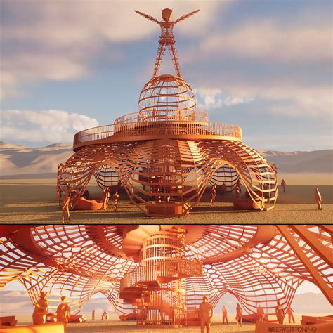 Animating The Animalia Theme Through The 2023 Man Pavilion Burning