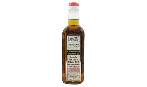 Unichef Cold Pressed Sesame Gingelly Oil 1ltr 500ml Uni Food