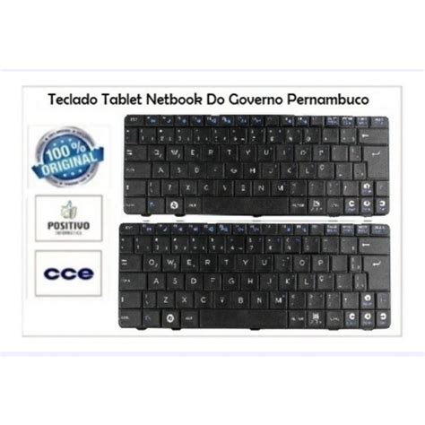 Teclado Tablet Netbook Do Governo Pernambuco 100 Original Shopee