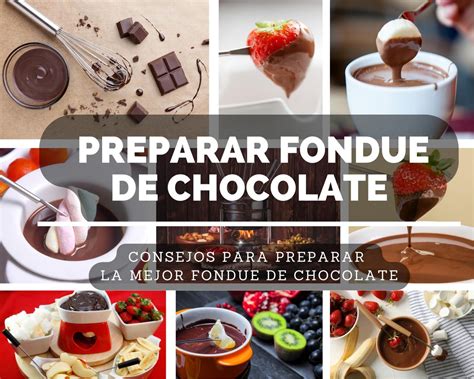 Cómo preparar fondue de chocolate mifondue es