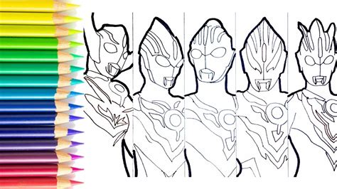 Gambar Mewarna Ultraman Orb Ultraman Orb Cara Menggambar Dan Mewarnai