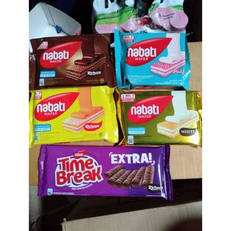 Jual Wafer Nabati Isi 10 Pcs Berat 39g 45g Shopee Indonesia