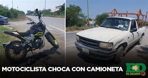 Motociclista Choca Con Camioneta