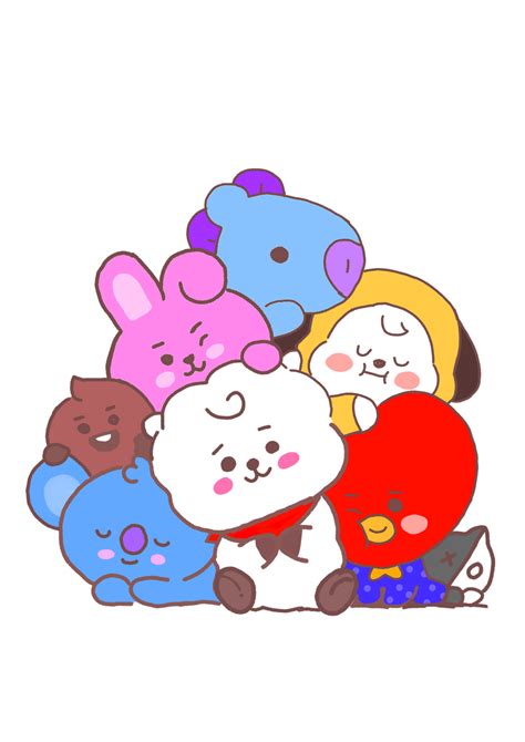 Bt21 Character Wingsxartz Illustrations Art Street