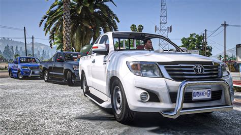 Gta Mzansi Edition With Realistic Graphics Toyota Hilux Vvti Convoy