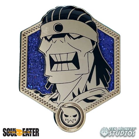 Soul Eater Gold Sid Barrett Enamel Pin - Entertainment Earth