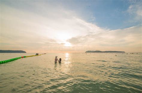 Pantai Cenang Beach in Langkawi, Malaysia. Editorial Stock Photo ...