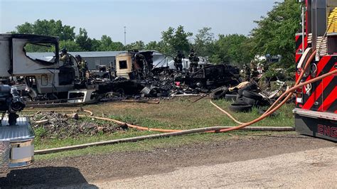 Multiple Fire Crews Battle Flames At Edmond Residence