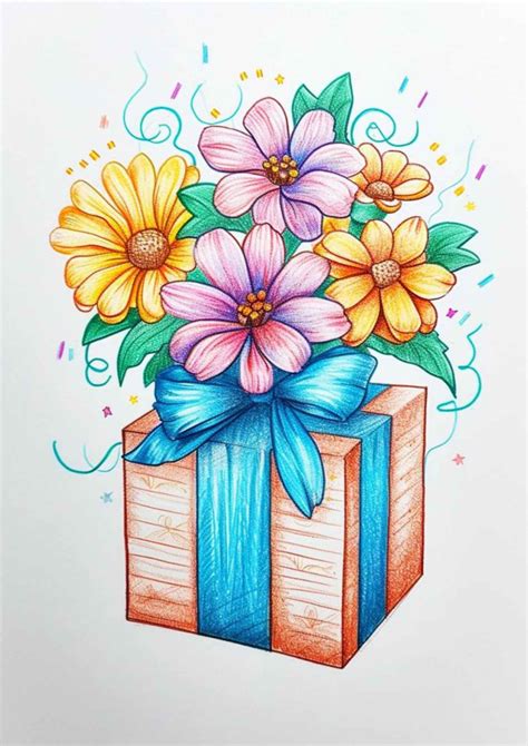 31+ Fun & Easy Happy Birthday Drawing Ideas! - Artsydee - Drawing, Painting, Craft & Creativity