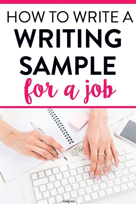 How To Easily Write A Writing Sample For A Job Examples Included Elna Cain Freelance