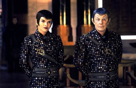 I think the Romulan uniforms without the shoulder pads look fantastic ...