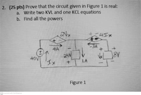 Solved 2 25 Pts Prove That The Circuit Given In Figure 1 Chegg